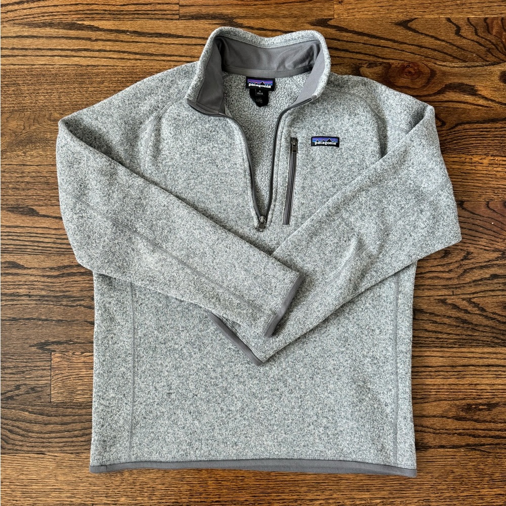 Patagonia Better Sweater Quarter Zip Fleece Stonewash Men’s M